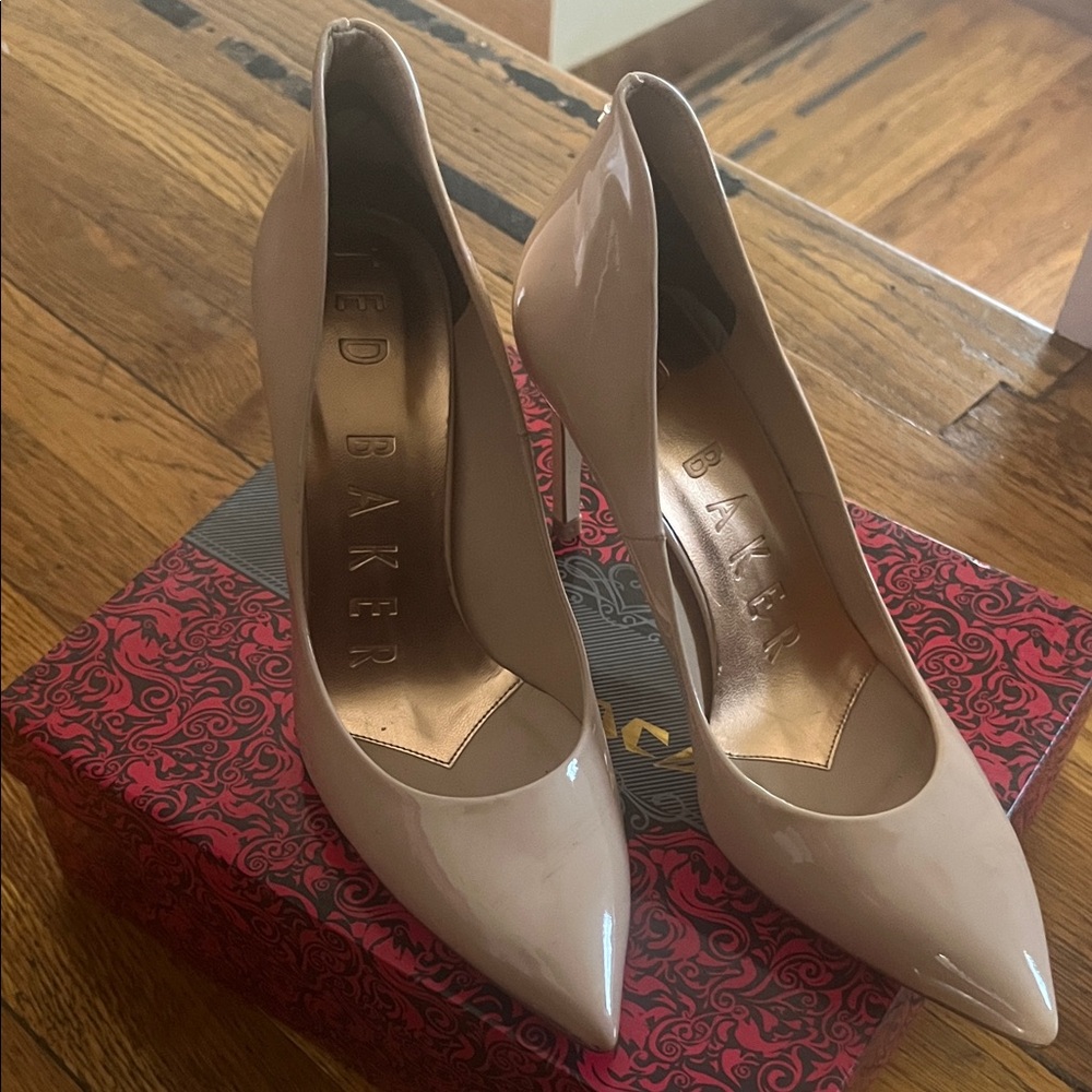 Ted Baker Nude Patent Leather Heels